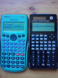 HP 300s+ Casio fx-92 Collège 2D+