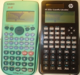 Comparaison HP-300s+ et Casio fx