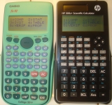 Comparaison HP-300s+ et Casio fx