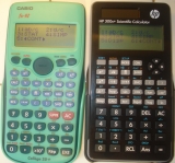 Comparaison HP-300s+ et Casio fx