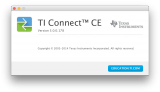 TI-Connect CE | About window