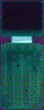 TI-82 9.0 PCB Front UV