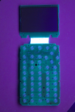 TI-81 0804828 'D' PCB Front UV