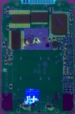 TI-81 17050114 PCB Close-Up UV