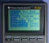 TI-82 ROM 3. LCD Contrast B