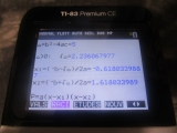 Ex1: coefficients réels, Δ>0