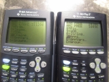 TI-84 Plus T + TI-82 Advanced