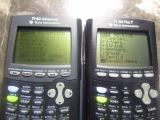 TI-84 Plus T + TI-82 Advanced