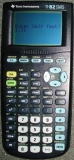 TI-82 STATS noire