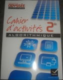 Cahier activités algo 2de Hatier