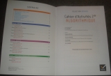 Cahier activités algo 2de Hatier