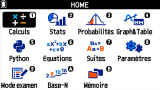 Graph Math+ : écran d'accueil