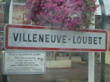 Entrée dans Villeneuve-Loubet