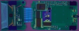 TI-82 0500730 PCB Rear UV