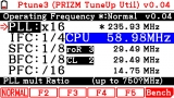 Ptune 3 menu on FX-CG20 OS3.10