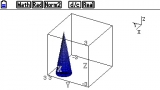 Graph3D Cone1 on FX-CG20 OS3.10