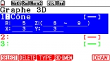 Graph3D Menu on FX-CG20 OS3.10