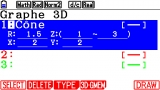 Graph3D Menu2 on FX-CG20 OS3.10