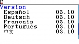 Version Menu3 on FX-CG20 OS3.10