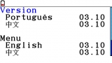 Version Menu4 on FX-CG20 OS3.10