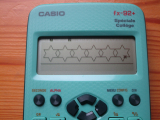 Casio fx-92+SC + guirlande Noël