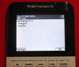 vars TI-83 Premium CE Python