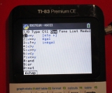 menu Ops TI-83 Premium CE Python