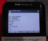 calculs TI-83 Premium CE Python