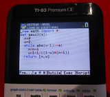 seuil() TI-83 Premium CE Python
