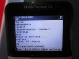 explmod(random) TI-83PCE Python