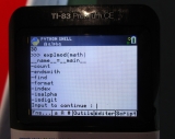 explmod(math) TI-83PCE Python