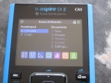 TI-Nspire CX II CAS exam mode