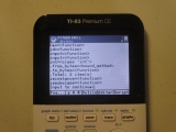 TI-83 Premium CE Edition Python