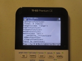 TI-83 Premium CE Edition Python