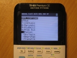 TI-83 Premium CE Edition Python