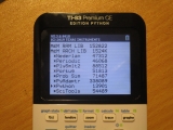 TI-83 Premium CE Edition Python