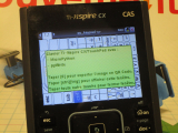 TI-Nspire CX CAS + py_keypad