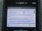 TI-Nspire CX CAS : mode examen