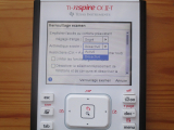 TI-Nspire CX II-T : mode examen