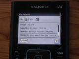 TI-Nspire CX CAS + OS 4.5.5