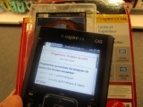 TI-Nspire CX CAS HW-AA retournée