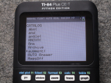 TI-84 Plus CE-T Python Edition