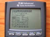 TI-82 Advanced + applis BacPro
