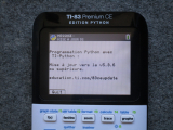 TI-83PCE Ed. Python + PyAdapter