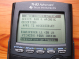 TI-82 Advanced : mode examen