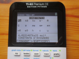 TI-83 Premium CE + SciTools 5.5
