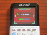 TI-83PCE + Geometry Dash Chaos