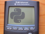 TI-82 Advanced + logo Python