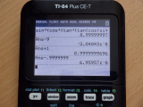 TI-84 Plus CE + signature trigo