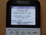 TI-83PCE + ZoomMath200